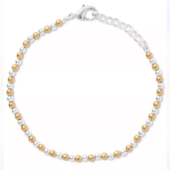 Lucky Brand Two-Tone Crystal,Bead & Gemstone 3-Pc. Bracelet&Stud Earring Set - Picture 2 of 5